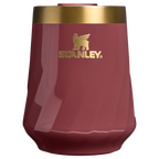 Flavor-Preserving The Valentine’s Day Textured Reserve Wine Tumbler D233K - Shatterproof Flavor-Preserving Cocktail Tumbler with Lid - Red Velvet Gloss