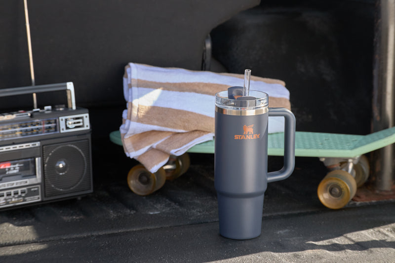 Splash-Resistant FlowState The Quencher H2.0 Flowstate Tumbler  | Stanley Create D332L - Premium Stainless Steel Straw Cup for All-Day Hydration Detail