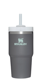 Car-Cup Friendly The Quencher H2.0 Flowstate Tumbler | Stanley Create D330L - Double-Wall Vacuum Insulated Travel Tumbler with Straw Detail
